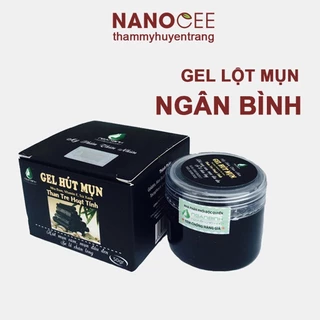 Mặt Nạ Gel Lột Mụn Than Tre Hoạt Tính Chuyên Hút Mụn Đầu Đen, Mụn Cám, Mụn Mũi - NANOCEE OFFICIAL