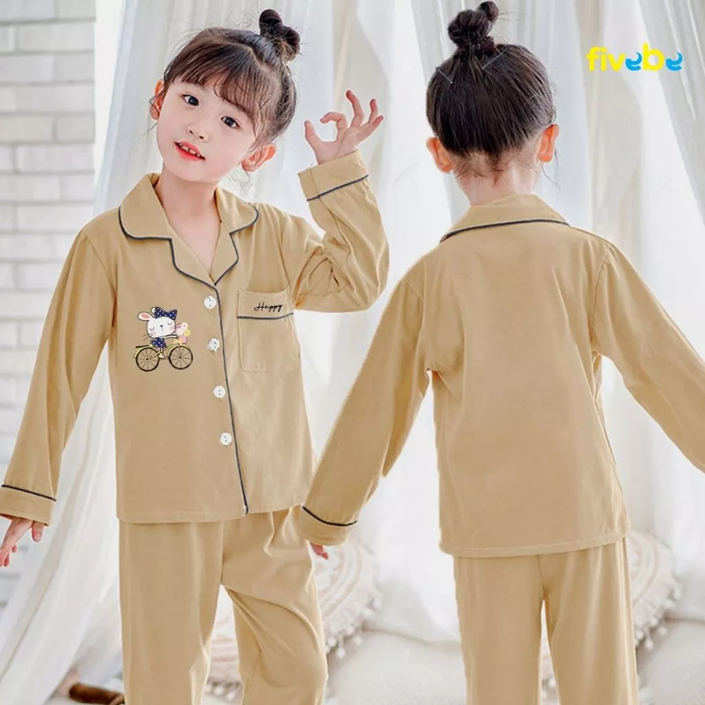 Đồ bộ bé gái bé trai dễ thương pijama mặc nhà mặc ngủ size đại 5 đến 14 tuổi FIVEBE 0321