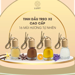 Tinh dầu treo xe LUXY cao cấp 10ml, tinh dầu thơm phòng khử mùi thiên nhiên nguyên chất