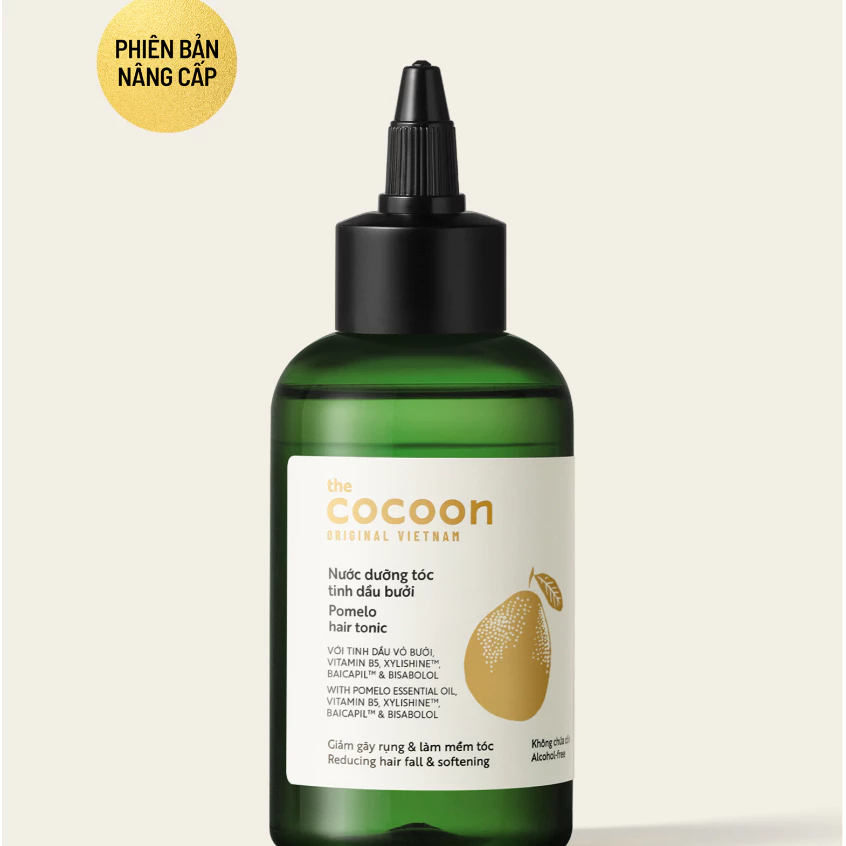 Nước Dưỡng Tóc Cocoon Tinh Dầu Bưởi Pomelo Hair Tonic 140ml [PHIÊN BẢN MỚI]