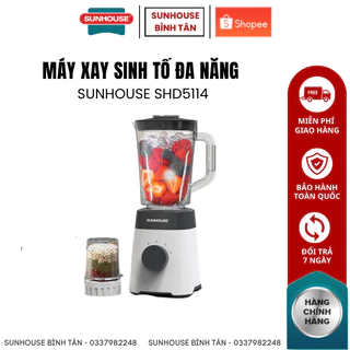 MÁY XAY SINH TỐ SUNHOUSE SHD5114 - Thiết kế sang trọng, công suất 450W