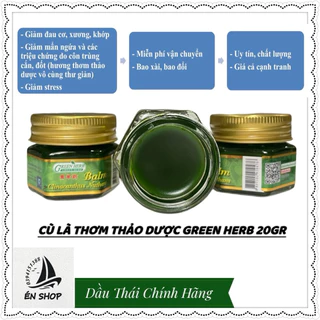 Dầu cù là thơm thảo dược chính hãng 20g (Green Herb Balm Clinacanthus nutan)