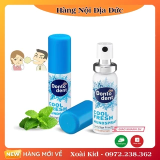 [DATE MỚI] XỊT THƠM MIỆNG KHÁNG KHUẨN DONTODENT CỦA ĐỨC