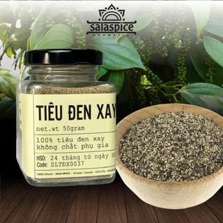 Tiêu Đen Xay Nguyên Chất SALASPICE - Ground Black Pepper đảm bảo thơm nồng đậm vị không pha trộn