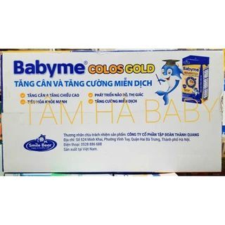 [ Combo 3 thùng ] Sữa Babyme colos gold  ( 3 Thùng x 48 hộp x 110ml ) ( shop mẹ và bé THM )