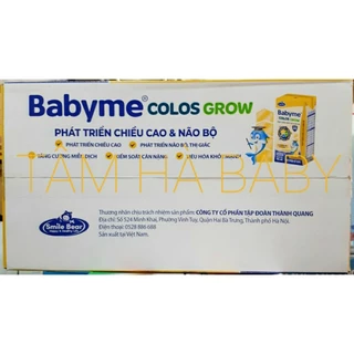 Thùng sữa Smile Bear Babyme grow / Babyme Colos Grow ( thùng 48 hộp x 110ml )