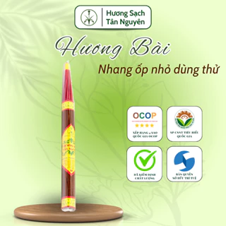 Nhang bài Tân Nguyên, nhang thơm thờ cúng, nhang sạch ít khói ốp nhỏ dùng thử, hương thơm dịu ngọt