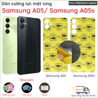 Dán cường lực mặt lưng Samsung A05 / Samsung A05s nano trong suốt chống bể kính lưng,nhám chống vân tay