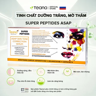 Serum Teana Super Peptides Asap Skin Tone Correction dưỡng trắng da, mờ thâm nám - LM02