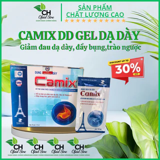 Gói uống đau dạ dày CAMIX hộp 20 gói, giảm đau bao tử, đầy bụng, trào ngược, ợ hơi, ợ chua, cải thiện viem loét dạ dày