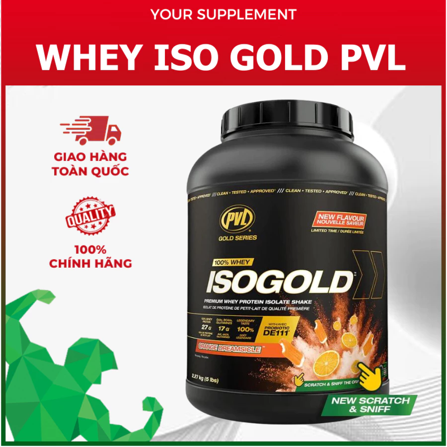 Sữa Tăng Cơ ISO GOLD PVL