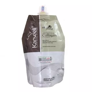 Dầu Hấp - Ủ- Xả Phục Hồi Tóc Collagen Karseell Maca Dạng Túi 500ML có tem