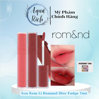 Son Kem Siêu Lì Romand Blur Fudge Tint - Dewyful Water Tint  [01 - 02 - 03 - 07 - 08 - 11 - 16]