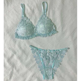 set bralette xanh mint