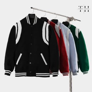 Áo Khoác varsity áo bomber Teddy SLP nam nữ - Áo bomber Sơn Tùng MTP Siêu Hot 2023