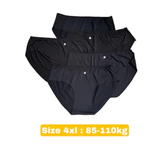 1 quần lót su - thun lạnh màu đen 60-110kg