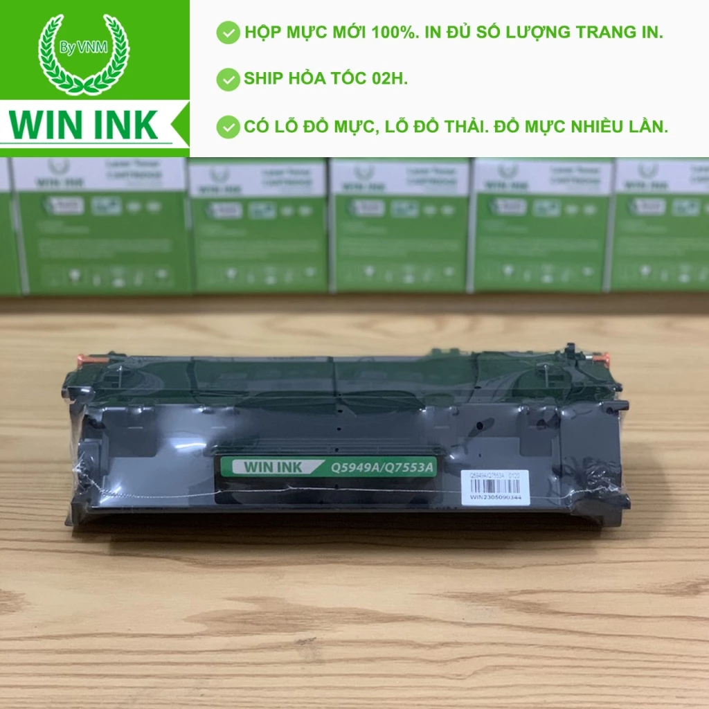 Hộp mực Q5949A/Q7553A 49A 53A có chip dùng cho máy in HP P2014 2015 1160 1320