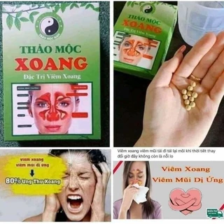 (mua 1 tặng 1)VIÊN XOANG THẢO MỘC NAM HỘP 30 GÓI - THẢO MỘC XOANG