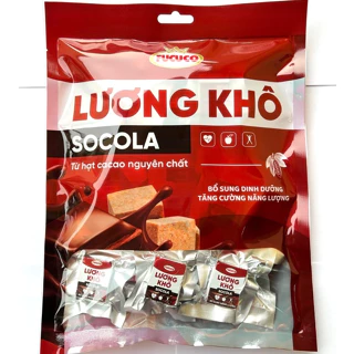 LƯƠNG KHÔ SOCOLA FUCUCO - từ hạt cacao nguyên chất, bổ sung dinh dưỡng tăng cường năng lượng ( gói 400gr )