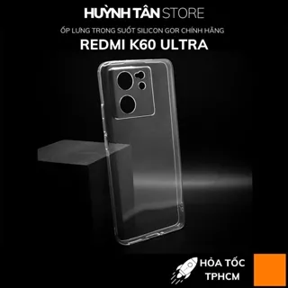 Ốp lưng redmi k60 ultra, xiaomi mi 13t | mi 13t pro GOR trong suốt chính hãng bảo vệ camera phụ kiện huỳnh tân store