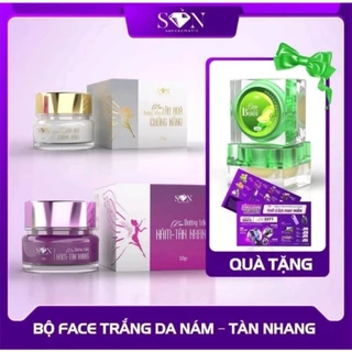 [Tặng Cao Bưởi] Combo 2 Hủ Kem Face Nám Son Cosmetic + Face Dưỡng Trắng Son Cosmetic Chính Hãng