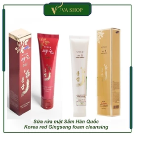 Sữa rửa mặt sâm đỏ, sâm vàng 130ml Hàn Quốc