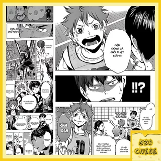 Siêu rẻ combo 100 giấy dán tường anime Haikyuu manga wall có keo mặt sau - BÓNG CHUYỀN NẢY LỬA - DOUJINSHI