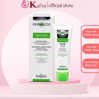 Dermacos Kem Dưỡng Ẩm Giảm Bóng Nhờn, Ngừa Mụn Farmona Dermacos Anti Acne Matting Cream 50ml