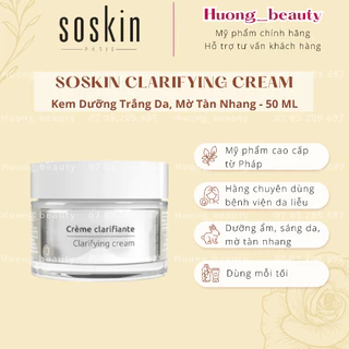 Kem dưỡng trắng da, mờ nám Soskin Clarifying Cream