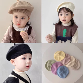 Mũ nồi len trơn cho bé phong cách hàn quốc đáng yêu hàng loại 1 (6m-4y) Sociu shop M04