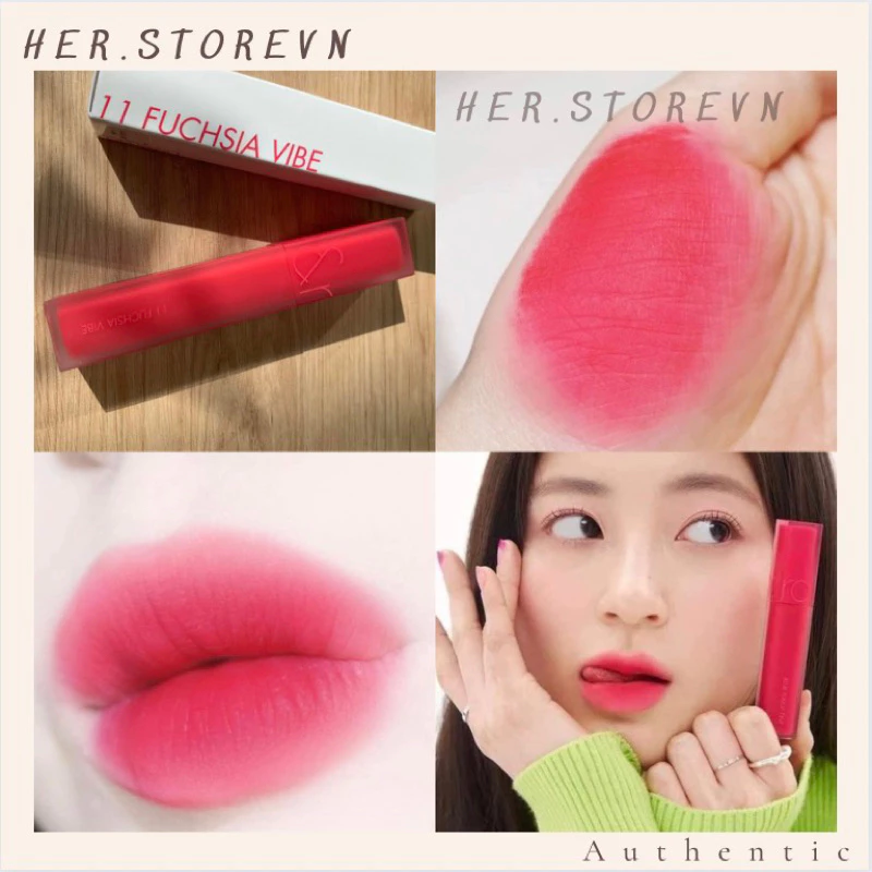 Son Kem Lì Romand Blur Fudge Tint #11 Fuchsia Vibe - Hồng Lạnh