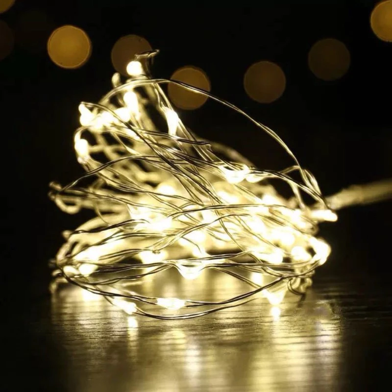 [combo 10c] đèn led 1m,2m trang trí đã có pin