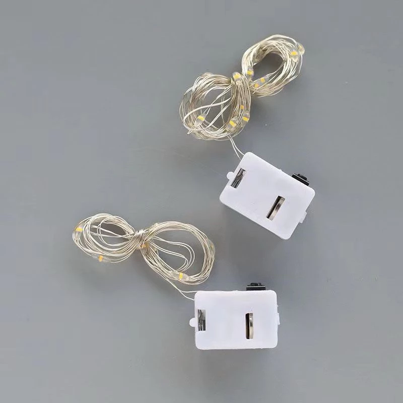 [ bịch 100 dây] đèn nháy 1m,2m đã sẵn pin