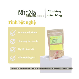 TINH BỘT NGHỆ ĐẮP MẶT - TẮM [ 100gr ]