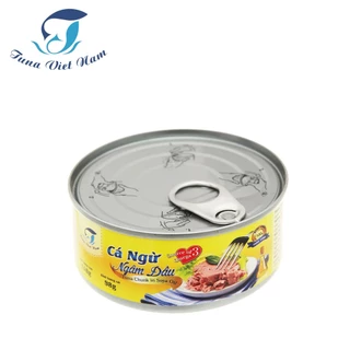 CÁ NGỪ NGÂM DẦU TUNA CHUNK IN SOYA OIL TUNA VIET NAM 140 GRAM