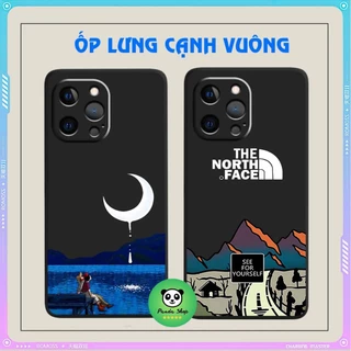 ( Ốp Xịn ) IPhone 12 MINI / 12 / 12 PRO / 12 PRO MAX Cạnh Vuông Bảo Vệ Cam / hình họa tiết