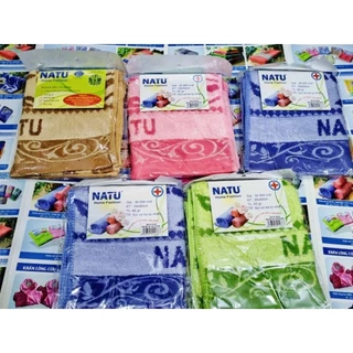 KHĂN LAU MẶT CAO CẤP NATU KÍCH CỠ 25×50 cm