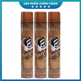 Gôm Xịt Tóc Suavecito 400ML | Giữ Nếp Tóc Cứng | Hàng Chính Hãng MN26