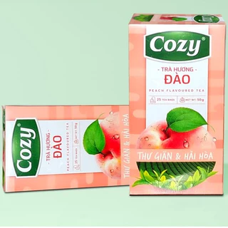 Trà Đào Cozy túi lọc 25 gói x 2g (50gram) BẾP CỦA MẸ ONICI