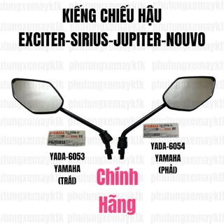 [Chính hãng Yamaha]YADA-Cặp kiếng chiếu hậu Trái-Phải Exciter-Sirius-Jupiter-Nouvo PM