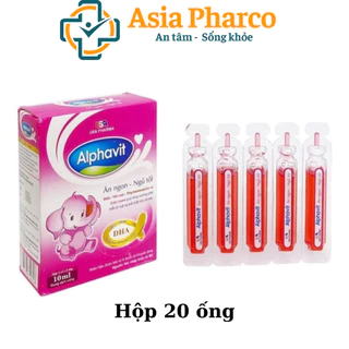 ALPHAVIT ĂN NGON - giúp tăng sức đề kháng,bé ăn ngon miệng hộp 20 ống