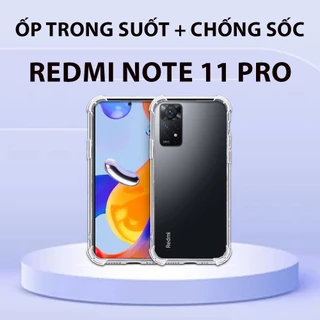 Ốp lưng REDMI NOTE 11 PRO Silicon trong suốt mềm dẻo ,bảo vệ chống sốc