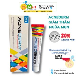 Kem ACNEDERM Giảm Mụn, Mờ Thâm, Làm Trắng Da Acne-Derm Kwas Azelainowy 20% [20g]