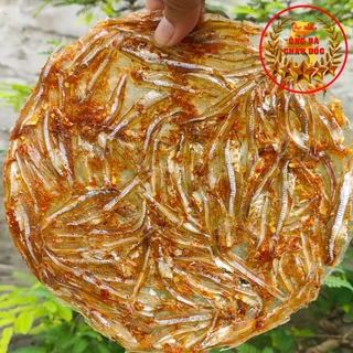 Khô Bánh Tráng Cá Cơm Ngon Giòn,  Mặn Mặn, Ngọt Ngọt, Dai Dai Túi 500gr