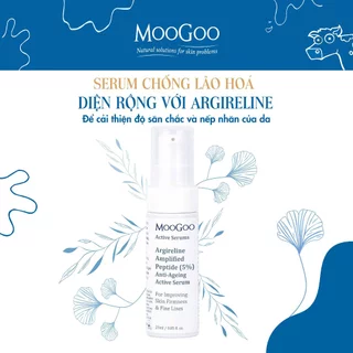 Serum chống lão hoá MooGoo 25ml với hoạt chất argireline cải thiện nếp nhăn và giúp săn chắc da - hàng Úc chính hãng