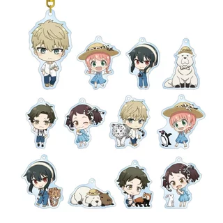 Móc khóa SPY X FAMILY ver PET Gia đình điệp viên in hình anime chibi mica trong acrylic dễ thương