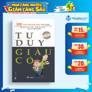 Sách Vanlangbooks - Tư Duy Giàu Có