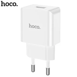 Củ sạc Hoco C106a có 1 cổng USB chân cắm tròn dễ sử dụng