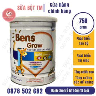 Sữa bột Bens Grow - Cho sự phát triển chiều cao, trí não bé từ 1 - 15 tuổi