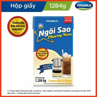 Creamer đặc Ngôi Sao Phương Nam xanh biển - Hộp giấy 1284g